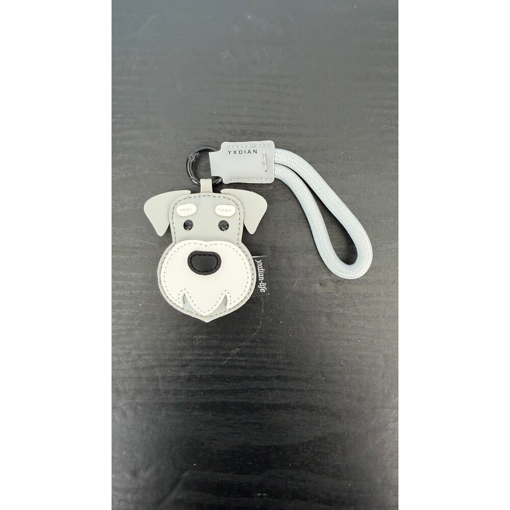 Cartoon Creative Summer Pet Series Schnauzer Keychain – NEW